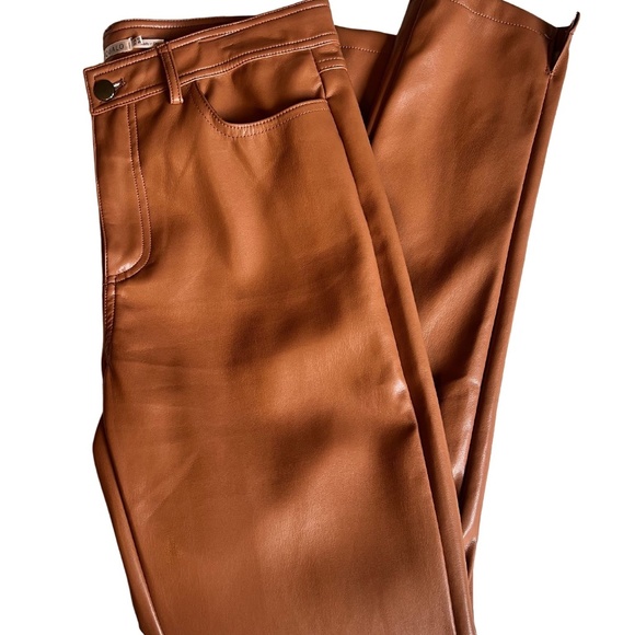 ESQUALO Vegan Leather Pant Size 10 - Picture 1 of 7